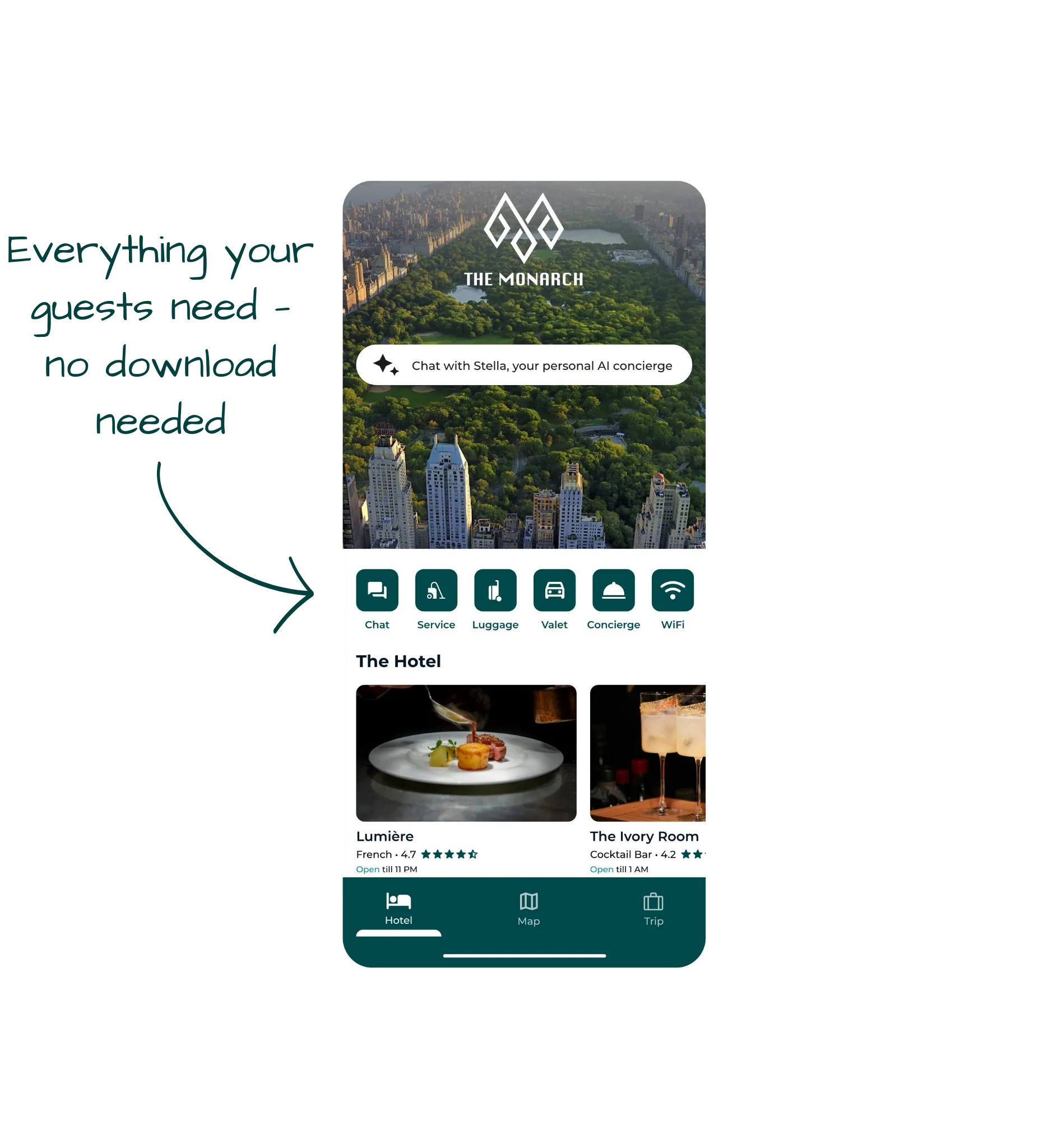 AI Concierge platform mobile